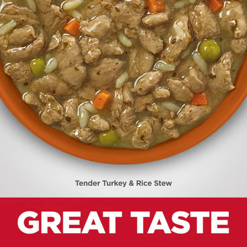 Hill's Science Diet Adult Sensitive Stomach & Skin Tender Turkey & Rice Stew Canned Dog (12.5 oz x 12 cans)