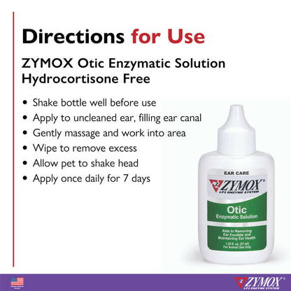 Zymox Otic Ear Treatment without Hydrocortisone