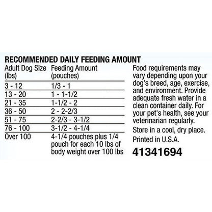 Purina Moist and Meaty Awaken Bacon and Egg Wet Dog Food 72 oz Pouch