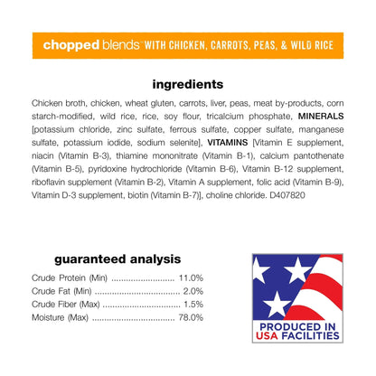 Purina Beneful High Protein Real Chicken Gravy Wet Dog Food 10 oz Tub