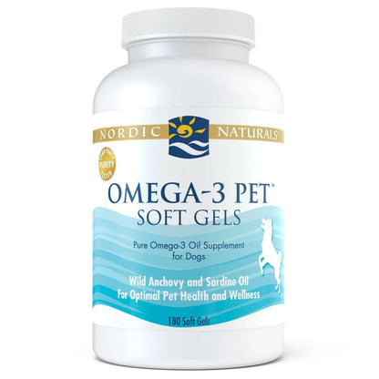 Nordic Naturals Omega-3 Pet Soft Gels Supplement for Dogs