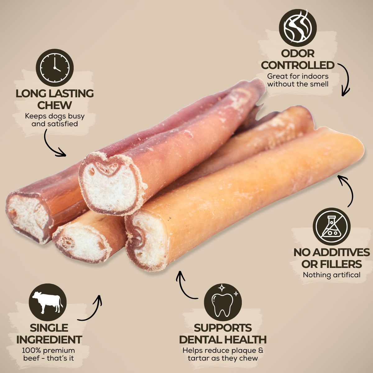 6 Inch Jumbo Bully Stick