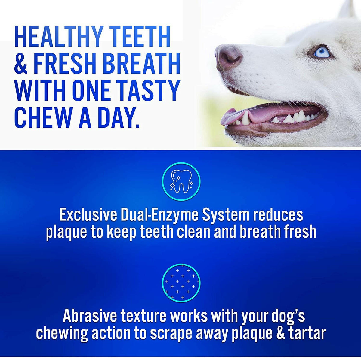 C.E.T. Enzymatic Dental Chews for Large Dogs Over 50 lbs