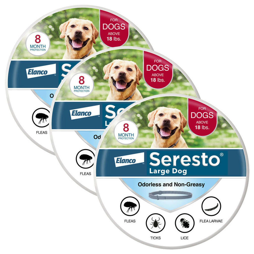 Seresto Flea & Tick Collar for Large Dogs, Over 18 lbs