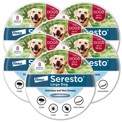 Seresto Flea & Tick Collar for Large Dogs, Over 18 lbs