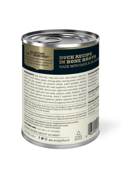 Acana Adult Grain Free Premium Chunks Duck Wet Dog Food (12.8oz)